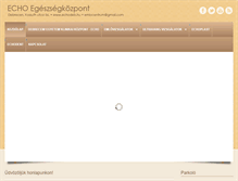 Tablet Screenshot of echodeb.hu
